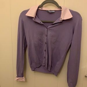 Vintage blumarine purple and pink shirt